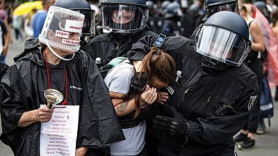 Festnahmen in Berlin bei Protesten gegen Corona-Regeln