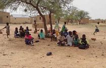 Un grupo de niños en Dori, Burkina Faso