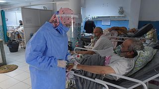 Tunus'ta Covid-19 hastaları