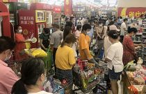 Supermercado em Wuhan, China