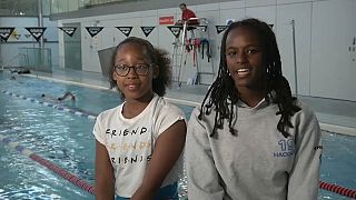 Spotlight beams on swimming caps for people of colour