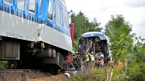 Çekya'da tren kazası