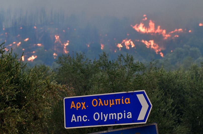 Giannis Spyrounis/ilialive.gr via AP