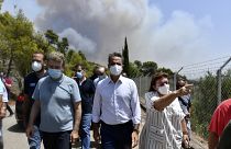 Tovább pusztít a tűzvész Görögországban