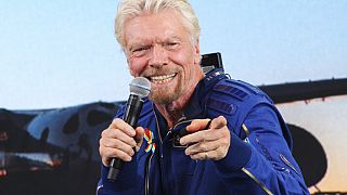 Virgin Galactic'in sahibi İngiliz milyarder iş insanı Richard Branson.
