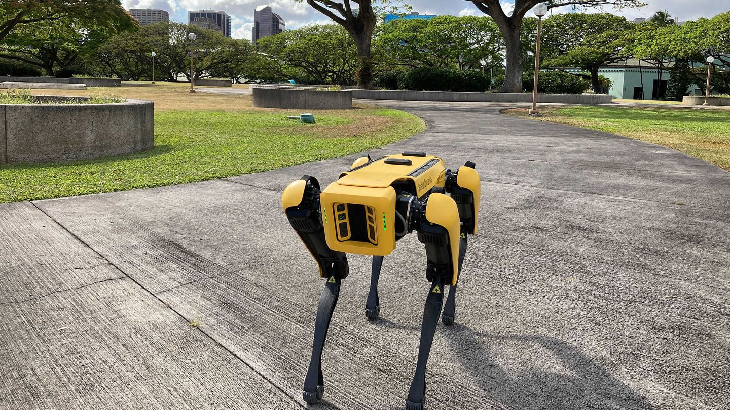 Hawaï : Ce chien-robot de la police contrôle la température des
