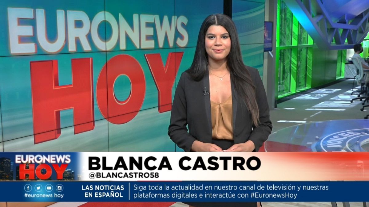 Blanca Castro presente este viernes Euronews Hoy
