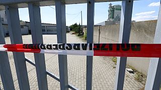 The industrial estate north of Vienna where Mamikhan Umarov was shot dead last year, pictured on July 5, 2020