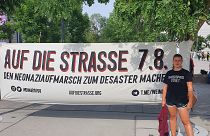 Protest gegen den Neonazi-Aufmarsch in Weimar mit Lena Saniye Güngör