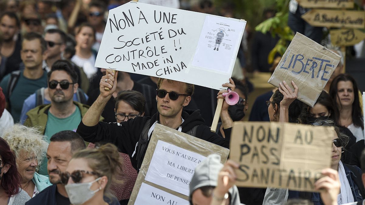 Kundgebung in Nantes