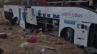 Balıkesir'de otobüs kazası