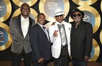 George Brown, Ronald Bell, Dennis Thomas and Robert 'Kool' Bell of Kool and the Gang at the 2014 Soul Train Awards.