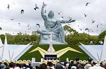 Die Stadt Nagasaki gedachte der Opfer des Atombombenabwurfs