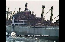 1991 - Vlora: a bordo 18mila albanesi