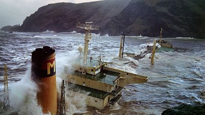 The last damaging crude oil leak in the Shetland Islands in 1993. The last damaging crude oil leak in the Shetland Islands in 1993.