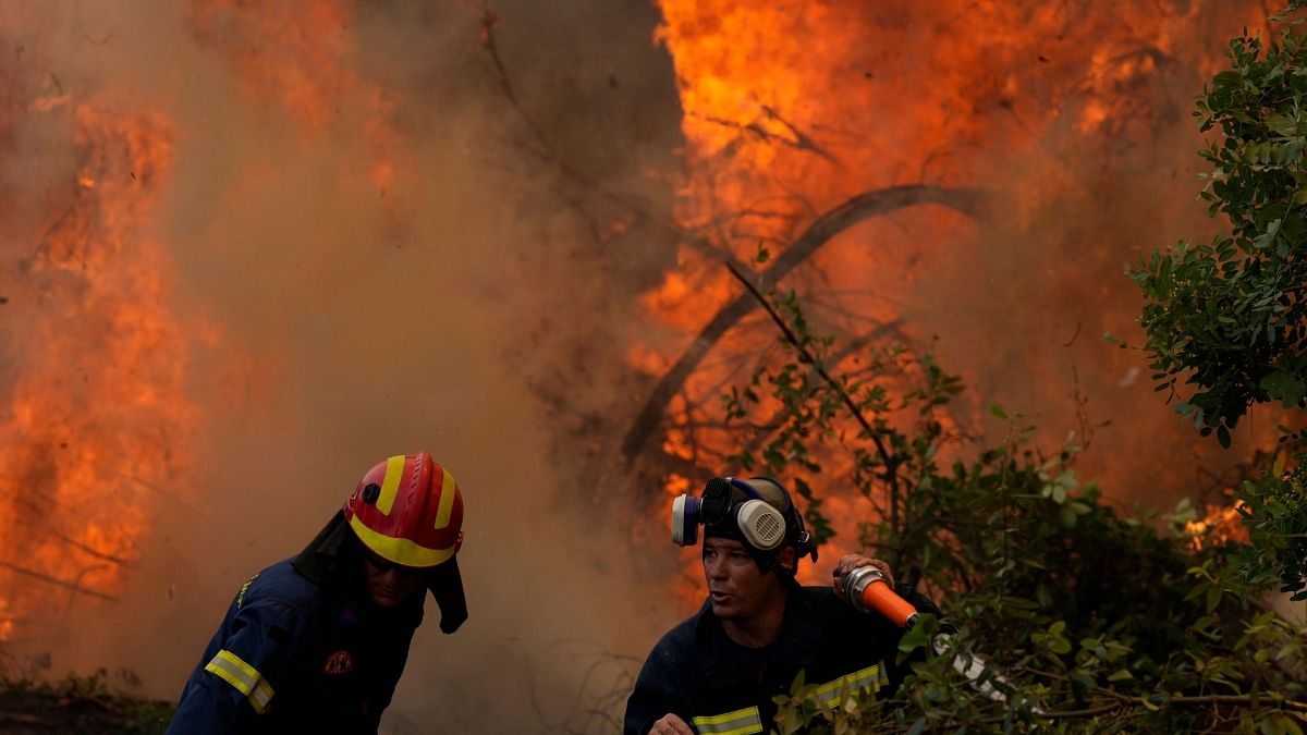 آتش‌سوزی در یونان