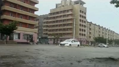North Korea is experiencing devastating floods. North Korea is experiencing devastating floods.