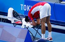 Novak Djokovic described the conditions at the Tokyo Games as 'brutal'.