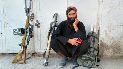 Боевик "Талибана" в Фарахе, Афганистан