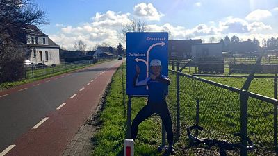 Anna McNuff's Facebook followers voted on which direction she should turn as she cycled across Europe. Anna McNuff's Facebook followers voted on which direction she should turn as she cycled across Europe.