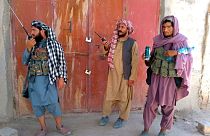   نیروهای طالبان در شهر مرکز ولایت فراه در شرق افغانستان که با ایران مرز مشترک دارد