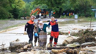 Bartın'da sel felaketinde arama kurtarma çalışmaları