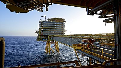 In this Oct. 23, 2013, file photo of A.P. Moller-Maersk's oil rig in the North Sea named Halfdan. In this Oct. 23, 2013, file photo of A.P. Moller-Maersk's oil rig in the North Sea named Halfdan.