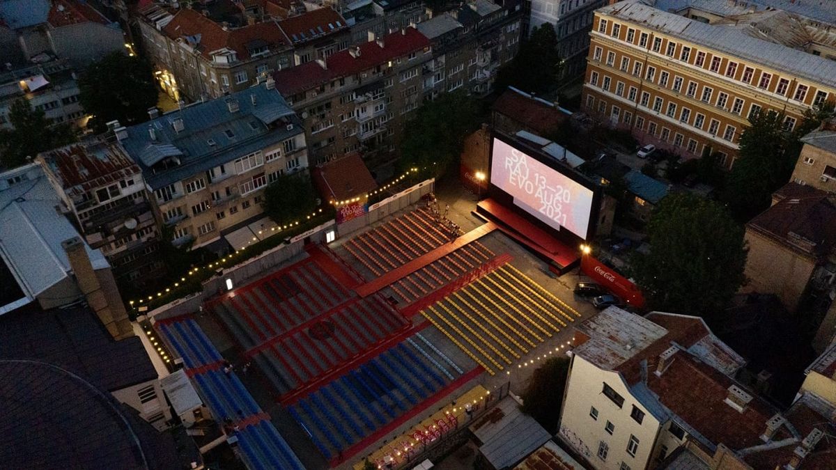 Das Open-Air-Festival-Kino in Sarajevo