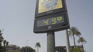Un termómetro en una calle de Córdoba marca 49 grados