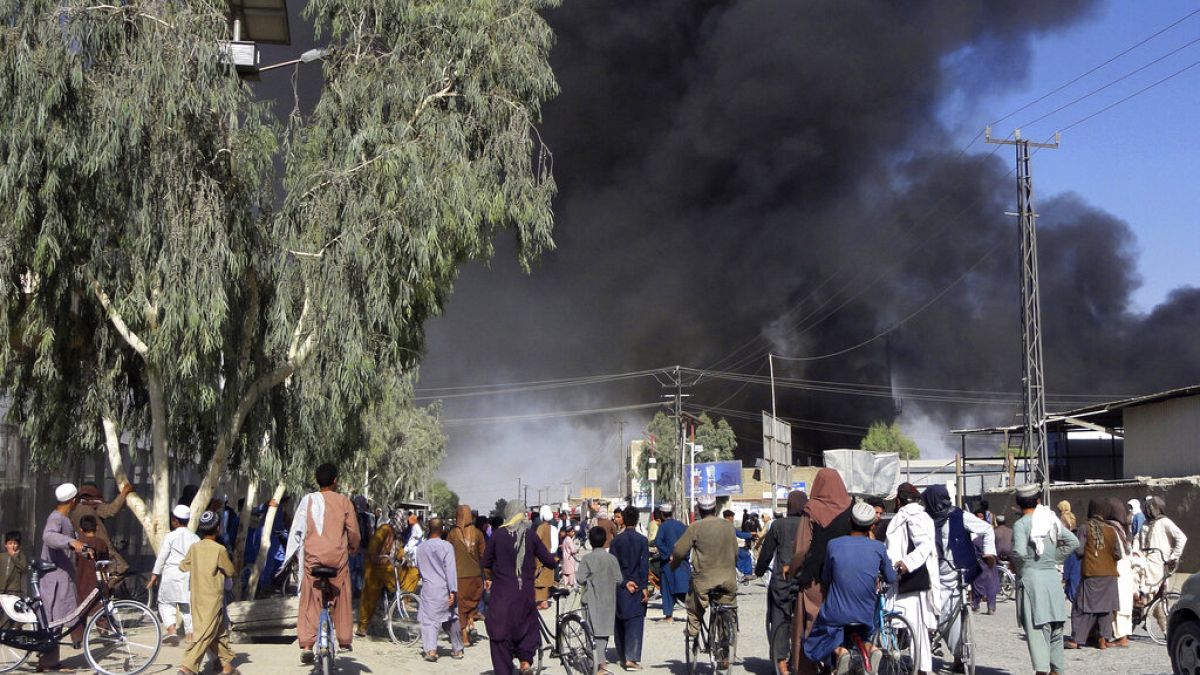 Aux abords de Kandahar après de violents combats 
