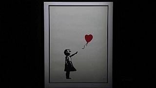 La célèbre "Petite fille au ballon" de Banksy.