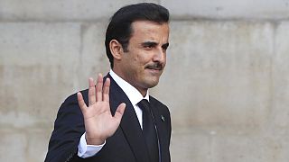 أمير قطر الشيخ تميم بن حمد آل ثاني يصل