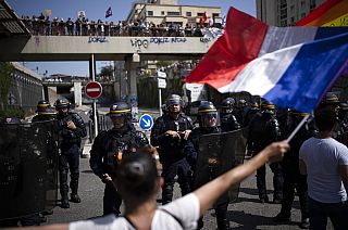 Proteste gegen Corona-Regeln in Marseille im Sommer 2021