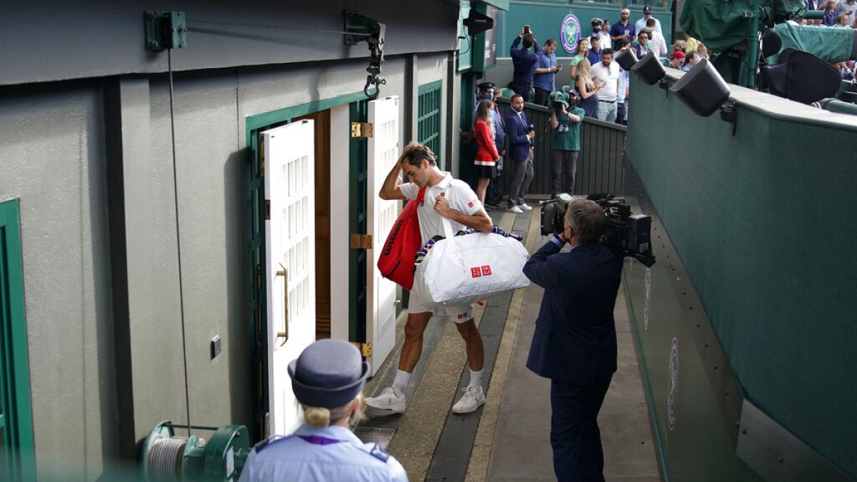 Roger Federer nach seinem Viertelfinal-Aus in Wimbledon 2021