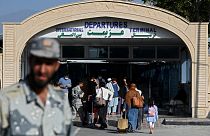 قاعة المغادرة بمطار حامد كرزاي الدولي في كابول في 17 يوليو- تموز 2021.