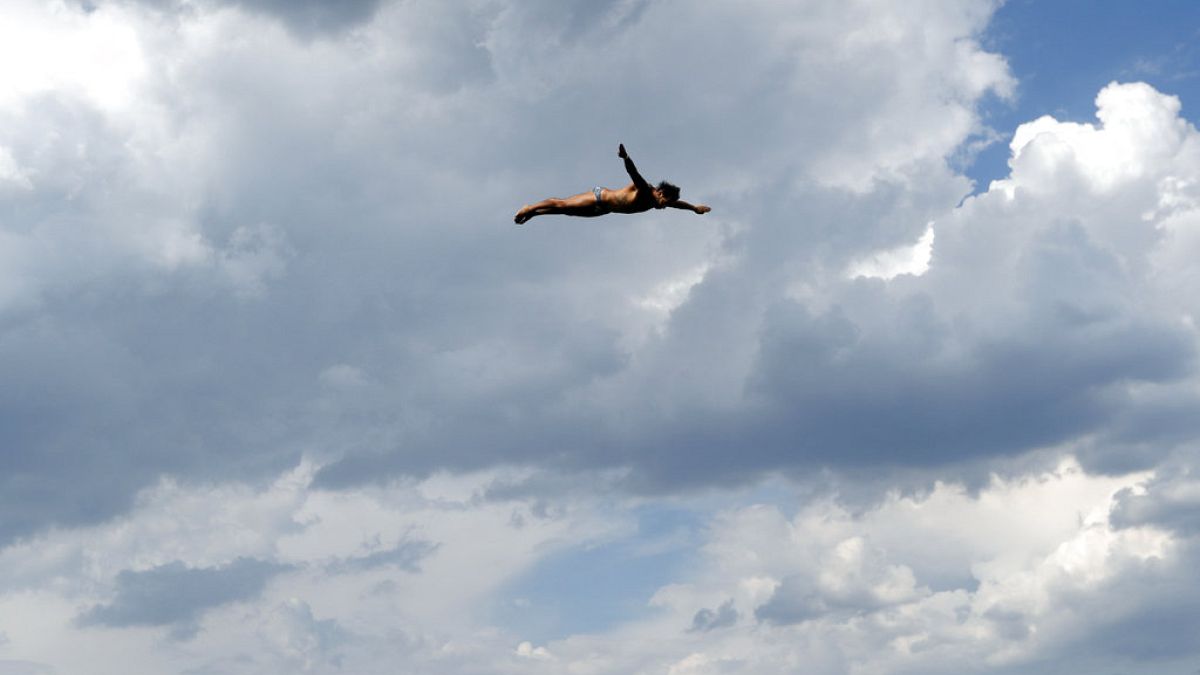 Plongeons de l’extrême à Oslo pour la deuxième manche des Red Bull Cliff Diving World Series