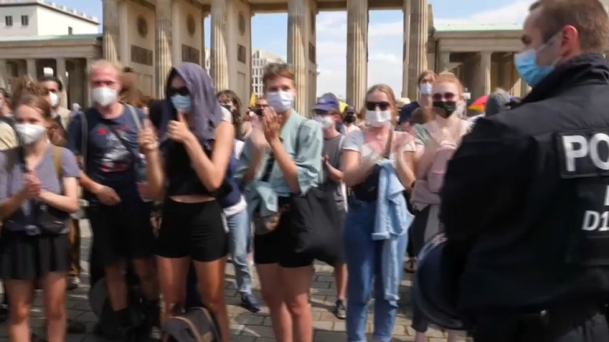 Rise-up,Berlin - Woche des zivilen Ungehorsams bei Klima-Protest 
