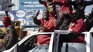 Zambia: Celebrations in Lusaka as opposition leader wins presidential election