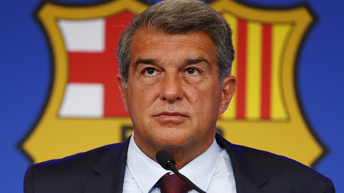 Barcelona President Joan Laporta said the club also suffered a loss of €481 million last season.