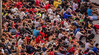 Ceuta'da göçmenler