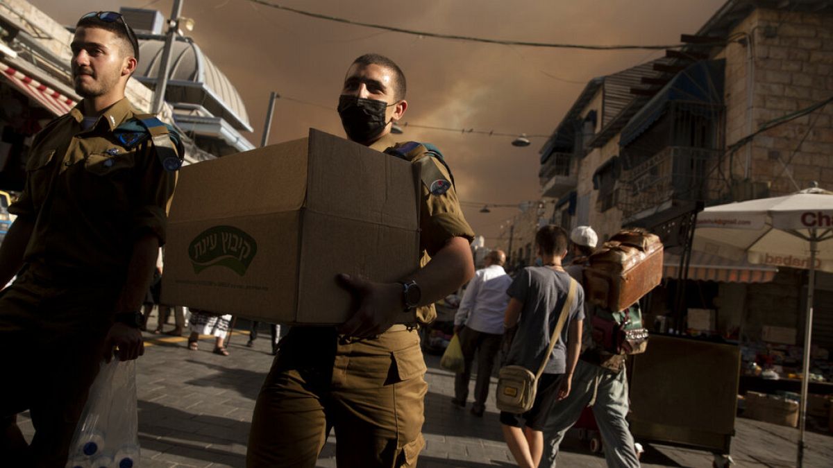 تصاویری از آتش‌سوزی در نزدیکی بیت‌المقدس؛ چندین منطقه تخلیه شد