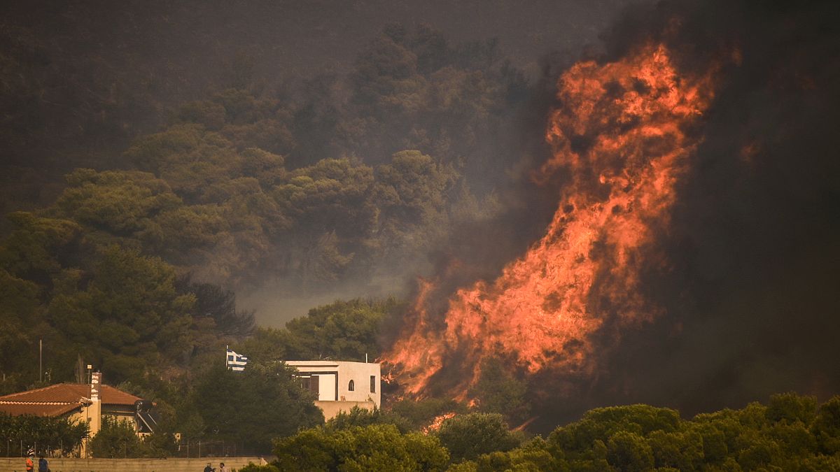 Novo incêndio na Grécia