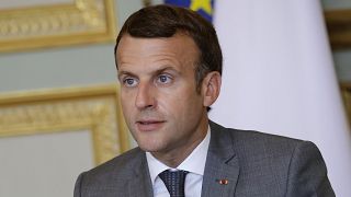 French President Emmanuel Macron speaks during a video conference of a France-Oceania Summit at the Elysee Palace in Paris, July 19, 2021. 