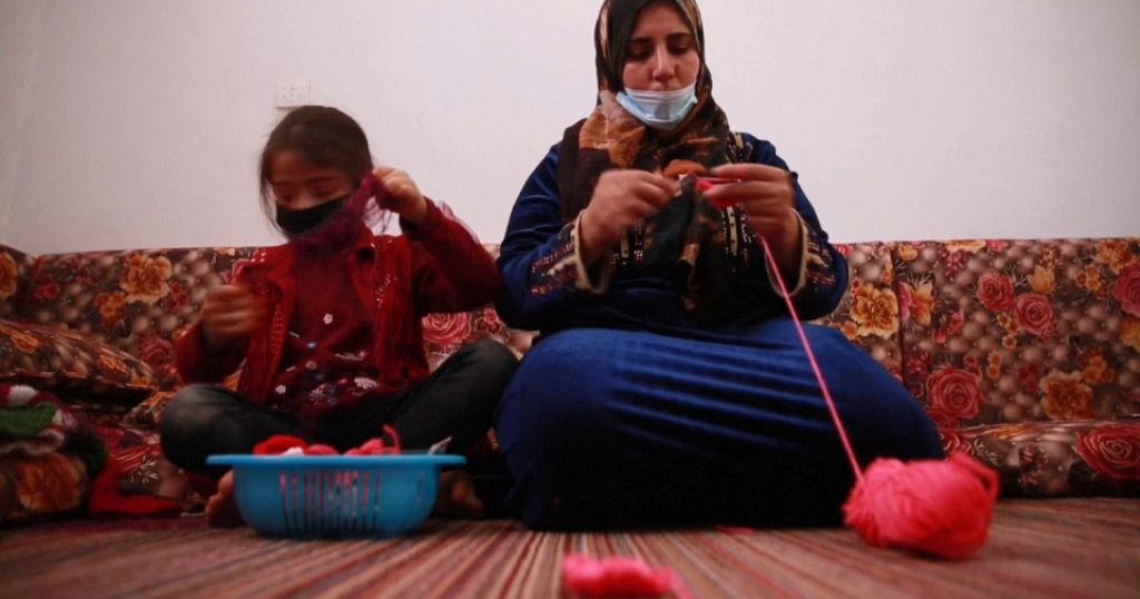 Long time hobby of knitting becomes lifeline for Syrian family in Libya