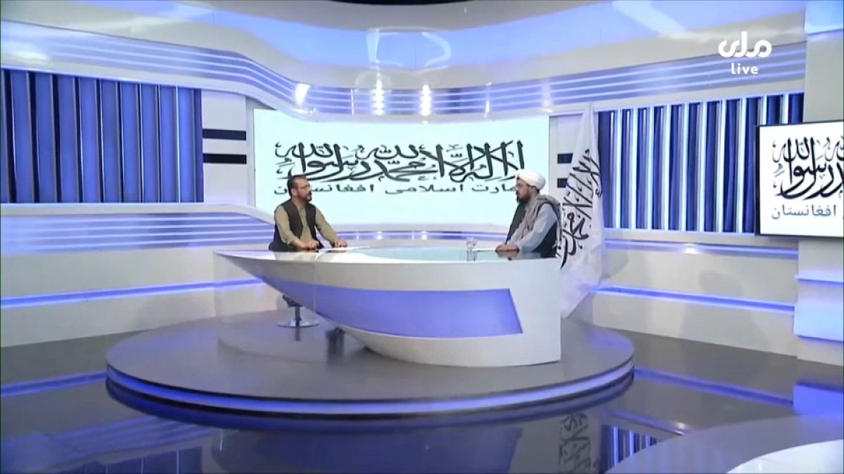 Mitglied der Kulturkommission der Taliban im TV-Interview