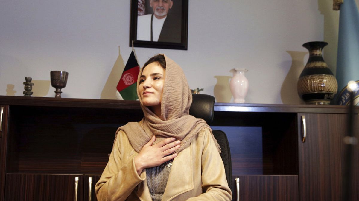 Hosna Jalil en su época de viceministra del Interior de Afganistán