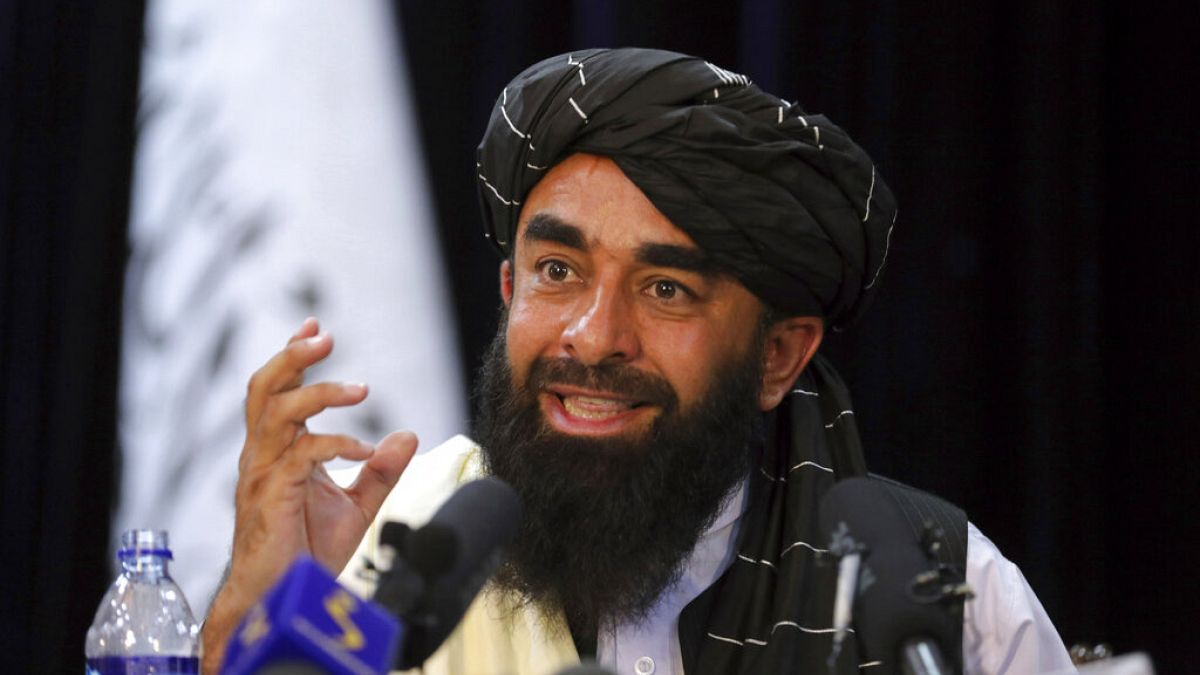 Ο εκπρόσωπος των Ταλιμπάν, Ζαμπιχουλάχ Μουτζαχίντ 