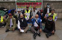 Los gurkas inician una huelga de hambre para exigir una jubilación "justa" en Reino Unido