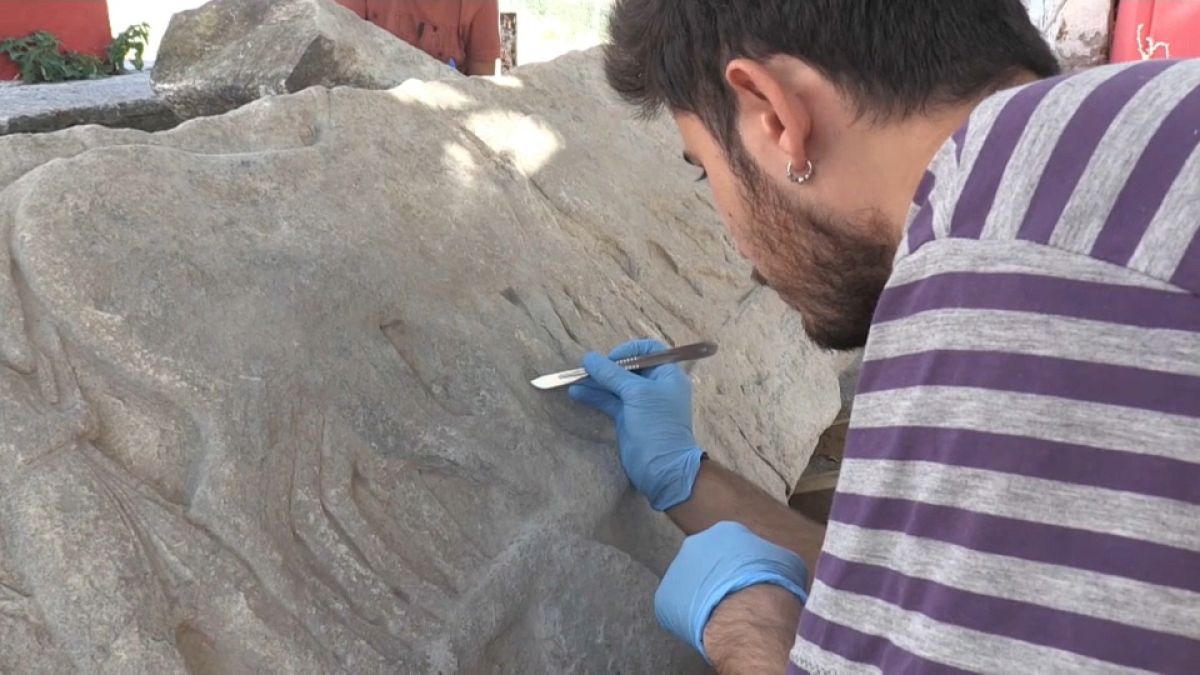 I rilievi scoperti nell'antica Daskyleion in Turchia