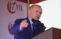 Recep Tayyip Erdogan török elnök 2021. július 20-án